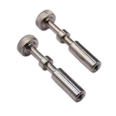 China Stud bolt Nc turning parts flat head knurled bolt shoulder bolt for sale