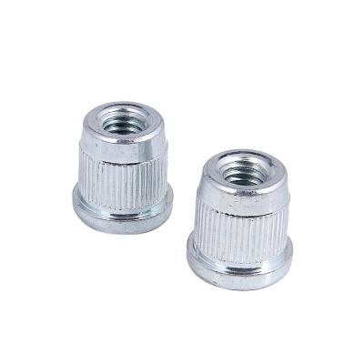 China Heavy Industry Custom non-standard nuts flat head knurled nuts rivet nuts for sale