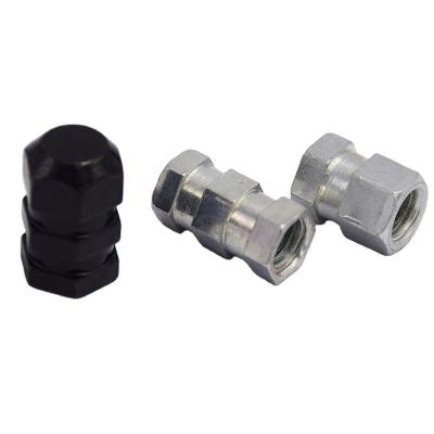 China Heavy Industry Custom CNC milling workpiece connection nut hexagonal slot nut blind hole insert nut for sale