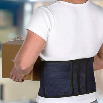 China 2021 RUNDE Free Sample Comfortable Posture Corrector Back Support Belt For Men for sale