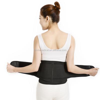 China We are real manufacture popular elastic back support belt with traction padmedical lumbar belt / orthopedic lumbar back brace with low price for sale