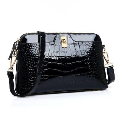 China High Quality PU Pattern Leather Handbag For Corss Pattern - Body Handbag Fashion Shoulder Women Shoulder Bags Ladies Handbags Crocodile Bags for sale