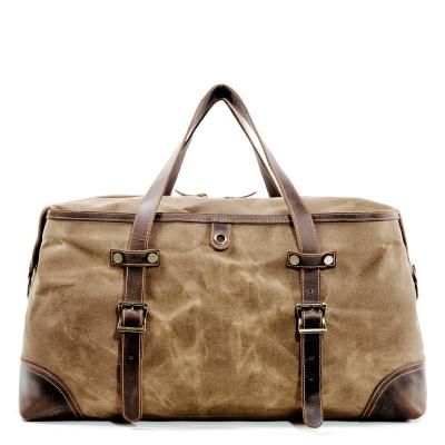 China Travel Lagguage Outdoor Sport Bags For Travel Tote Canvas With Large Capacity Boston Bag GYM Leather Outdoor Duffel Bags for sale