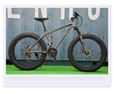 China Aluminum Alloy 26inch Grey color Snow bicycle with good quality fat bicycle for sale Cycles for sale