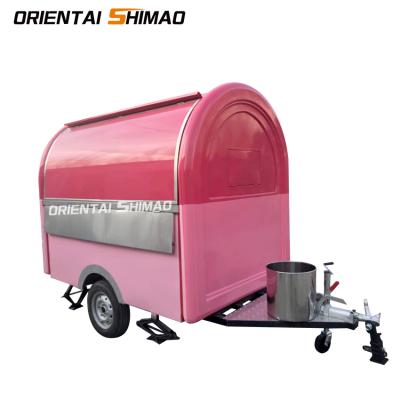 China Mini vegetable processing plant towable fast food trailer for sale for sale