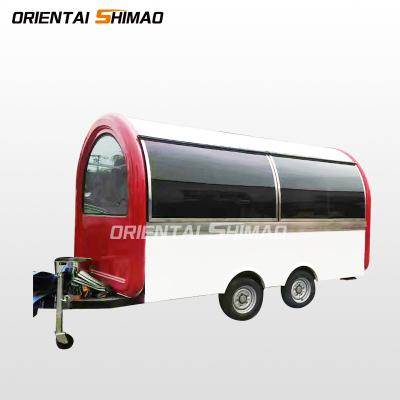 China Hot Sale Used Food Van Trailer For Panama Vegetable Processing Plant Food Trailer New for sale