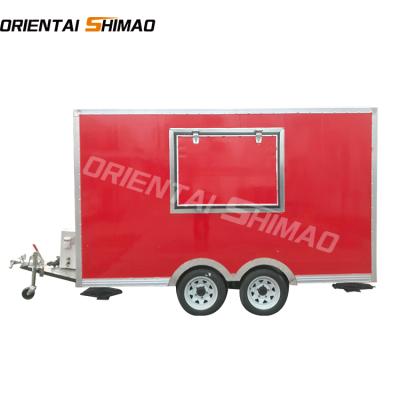 China Snack factory selling wholesale price outdoor street food trucks mobile food vending carts for sale