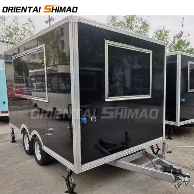 China Used Snack Factory Competitive Price Good Mobile Vending Fast Food Trailer Carts For Sale for sale