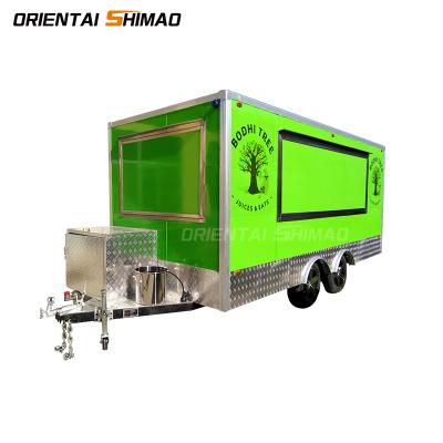 China High quality ice cream OEM accept mobile food trailer pizza fast food kitchen cart for sale for sale