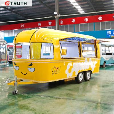 China Movable shaved ice cream cafe food truck thai food processing plant trailer thai bun ice cream vegetable processing truck for sale for sale