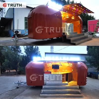 China Quick BBQ Concession Ice Cream Pizza Retro Vegetable Processing Plant Coffee Food Truck Mobile Supply Trailer For Sale for sale