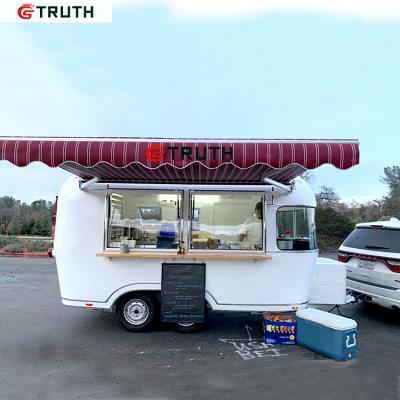 China Custom Vegetable Processing Plant Mini Hot Dog Cart Trailer Fast Food Truck Vending Cafe for sale