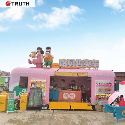 China Vegetable processing factory CE ISO street ice cream food cart mobile outdoor grilling food trailer for sale for sale