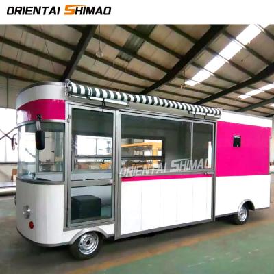 China Vegetable Processing Factory Custom Multifunctional Pancake Truck Food Bus Supply Truck And Outdoor Food Cart for sale