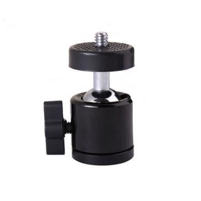 China PORTABLE 360degree Adjustable Angle Camera Mobile Phone Tablet PC 1/4 Screw Mount Adapter Ball Head for sale