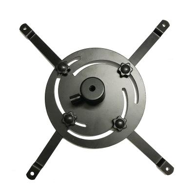 China 360 Rotating Projector Front Hanging Adapter Claw Plate for M6 Tripod Mount Ceiling Mount for sale