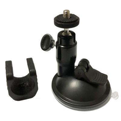 China Strong Suction And Portable 65mm Sucker Strong Suction Cup With U Clamp For Flashlight 22-27mm Diameter for sale