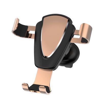 China Universal Gravity Sensor Clip Auto Stretch Car Phone Holder Gravity Car Air Vent Mount In Car For Iphone X 8 Phone Holder Bracket for sale