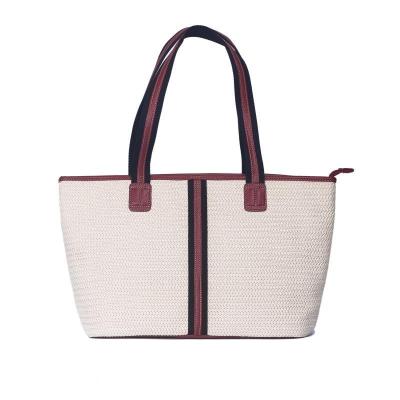 China NATIONAL women handbags 2020 new style raffia women straw beach bags handbags for sale