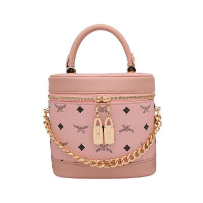 China Wholesale PU girls bag 2020 new fashion foreign style cross-body handbag girls small bucket bag for sale