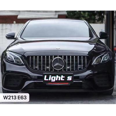 China AMG Body Kit Include Front Bumper Assembly Rear Lip Rear Exhaust For Mercedes Benz W213 2016-2020 E Class Upgrade To E63 AMG for sale