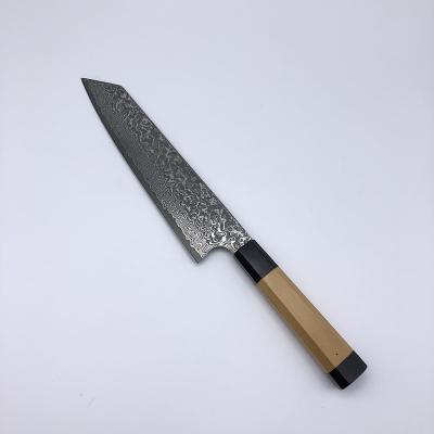 China Twinwolf Kitchen with Wooden Handle Japanese Facas Cuchillos Damascus Chef Knife Bone Kitchen Knives Wood Handle for sale