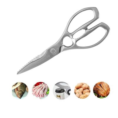 China Multifunctional Kitchen Meat Chicken Scissors Kitchen Cooking Slapping Opener Bone Shears Heavy Duty Kitchen Scissors for sale