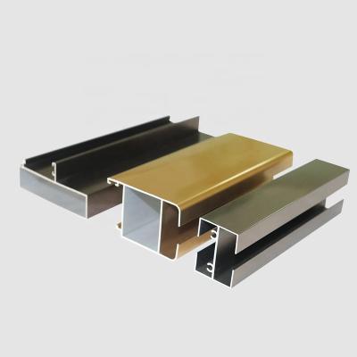 China door & China Supplier Lower Price E-shape Profile 6063 Extrusion Hollow Aluminum Profile For Windows And Doors In Middle East Market for sale