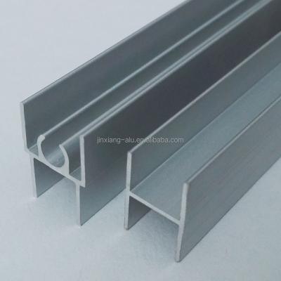 China door & Top Selling Aluminum Window Cabinet H Profile Anodized Silver Sandblasting Aluminum Profiles For Kitchen Door for sale