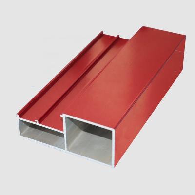 China door & High Quality Window Aluminum Extrusion Profiles Powder Coating Red For Window And Door 20 Years Factory Direct Sale for sale