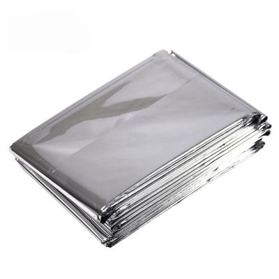 Cina First Aid Devices Waterproof Foil Aluminum Blanket Folding Thermal Blanket Wrap Emergency Blankets in vendita