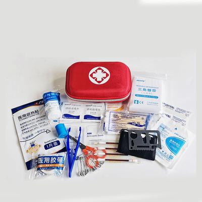 China Tactical First Aid Kit for Driving Traveling Outdoor Home Using Red Portable First Aid Kit with Supplies for sale