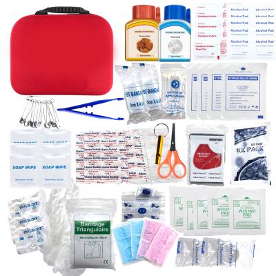 Китай Tactical First Aid Kit for Driving Traveling Outdoor Home Using Red Portable First Aid Kit with Supplies продается