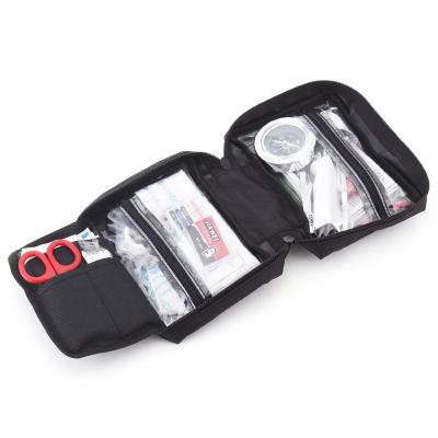 China First Aid Emergency Box Portable Vehicle First Aid Kit For Car Outdoor Survival Emergency With Supplies for sale