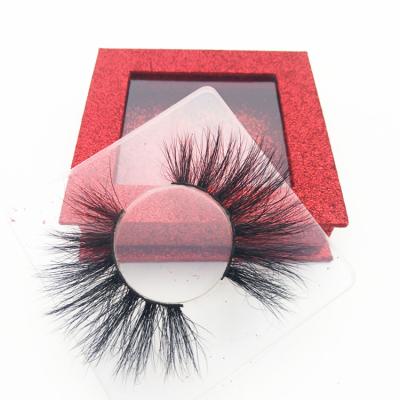 China Nature Looking Custom False Eyelash Packaging Box Create Your Own Brand Eye Lashes Clear Strip Mink Fur for sale