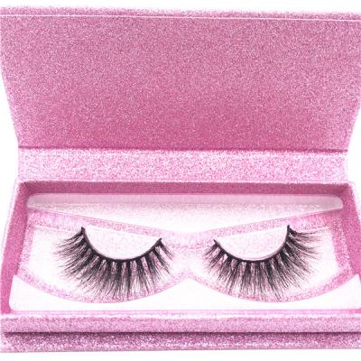 China Mink Eyelashes 3D Mink Lashes Natural Makeup High Quality Strip Mink Eyelashes Handmade 1 Pair Pack for sale