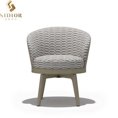 China Gray Dining Room Chair Modern Club Cooling Live Dine Chair Gray Luxury Cloth Art Dining Chair for sale