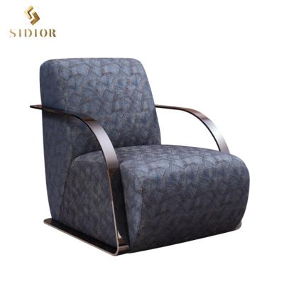 China (Other) Modern Design High End Luxury Adjustable Sofa Chair Customized Leisure Armchair For Living Room And Cafe for sale