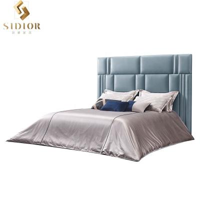 China Factory Supply Hot Sale Luxury Modern Queen Storage Double Bed Customized Color for sale