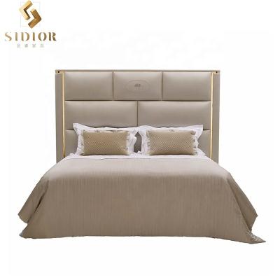 China Best Selling Durable Storage Using Modern Luxury Stainless Steel Queen Bed for sale