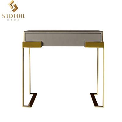 China Modern unique design hot sale designer commercial modern bedside table for sale