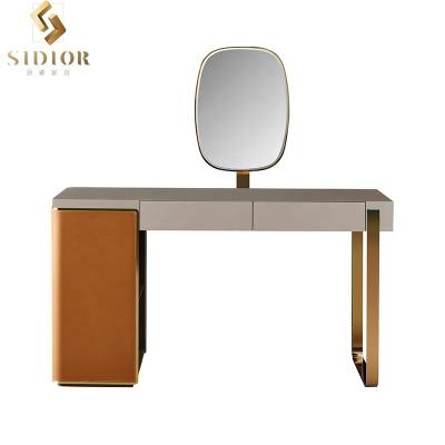 China High Quality Modern Bedroom Furniture Modern Makeup Table Dresser With Mirror for sale