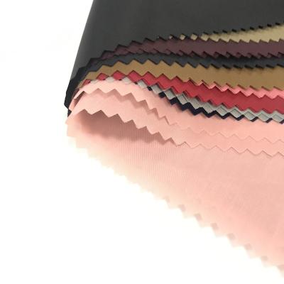 China DYED 190T Polyester Taffeta Fabric Lining 70g 80g 210T 90g 100g Garment Bag Lining for sale