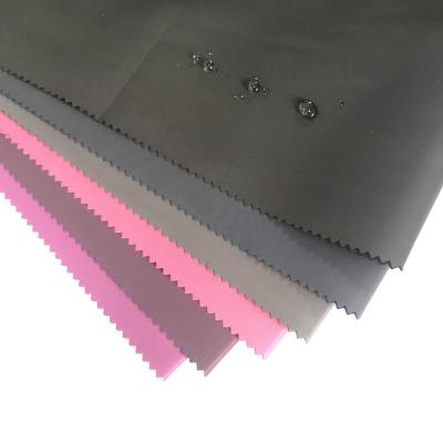 China Waterproof 75D Imitated Memory Fabric PU Coated WR For Jacket Fabric Honda PU for sale