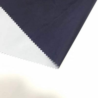 China 210T PU taffeta waterproof milky nylon fabric WR wp 1500mm for coat bottom garment for sale