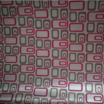 China Cheap plain satin printed fabric with PA coating for lining for sale