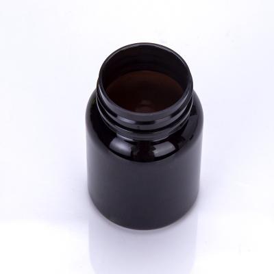 China eco-friendly recyclable container 50ml 60ml 80ml 120ml 150ml pet plastic fancy capsule bottle for pharma capsule bottle 120ml for sale