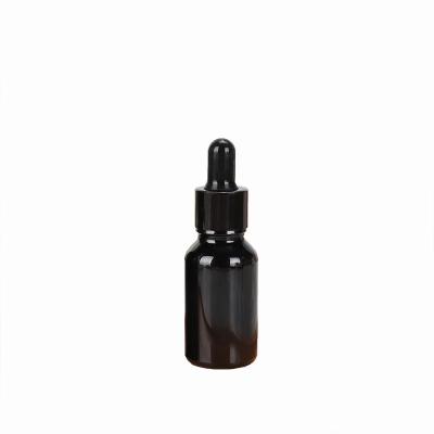 China Smellproof Cosmetic 10 30 50 100ml Empty Essential Oil Dark Violet Hemp Cosmetic Glass Bottles With Dropper And Pump for sale