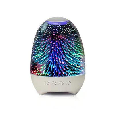 China Newest AirPlay 2021 Product Night Light Table Light Lamp Magic Light Speaker Colorful Wireless BT Speaker for sale