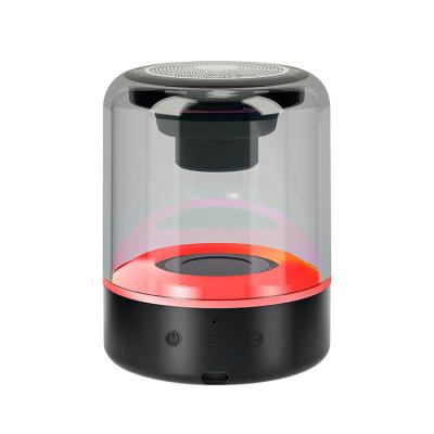 China New Arrived PORTABLE Factory Hot Sale Loudspeaker Roll 3D Subwoofer LED Light Wireless Sound Speaker for sale